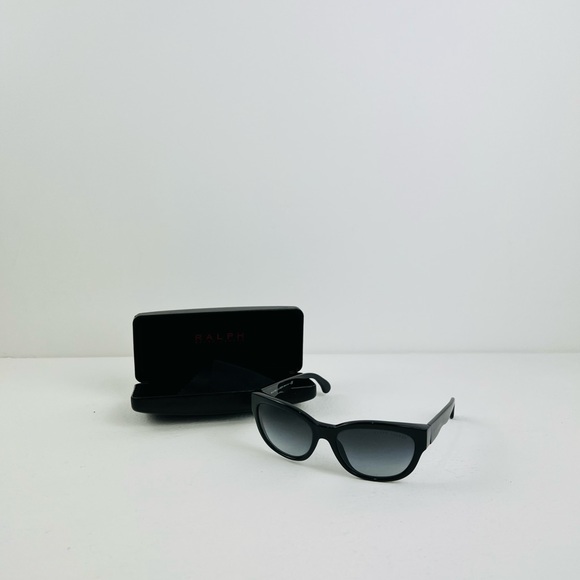 Ralph Lauren Accessories - Ralph Lauren RL 8101 Black Cat Eye Statement Black Lens Sunglasses